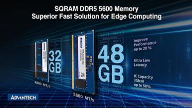 어드밴텍, 48GB 용량에서 전례 없는 속도를 갖춘 SQRAM DDR5 5600 메모리 출시